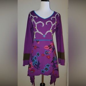 XL purple tunic